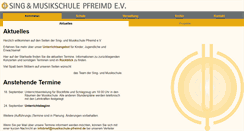 Desktop Screenshot of musikschule-pfreimd.de